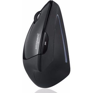 Perixx Perixx PERIMICE-713L draadloos Mouse Optical Vertical Vertical zwart voor Left-Handers