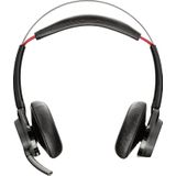 Poly Voyager Focus UC B825-M Headset Draadloos Hoofdband Kantoor/callcenter Bluetooth Zwart