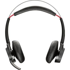 Poly Voyager Focus UC B825-M Headset Draadloos Hoofdband Kantoor/callcenter Bluetooth Zwart