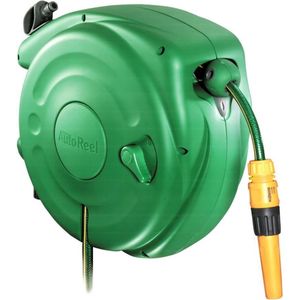 Hozelock auto reel muurhaspel 20 m 2490 - Tuinslanghaspel