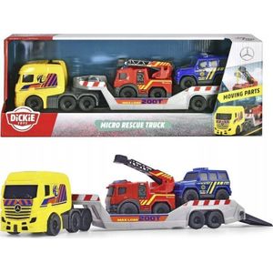 Dickie - Vrachtwagen met Voertuigen - Speelgoed - Multikleur - Kunststof