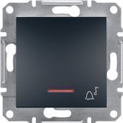 Schneider Electric Asfora bell button without an antraciet frame (EPH1700171)