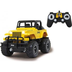 Jamara - Jeep Wrangler Rubicon (Geel) - 1:20 - R/C