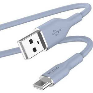 PURO Kabel USB USB-A - USB-C 1.5 m blauw (PUR678)