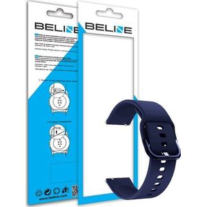 Beline band Watch 20mm Classic marineblauw/marine blauw