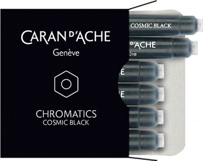 Caran d`Arche Chromatics zwart ink cartridges 6 pieces