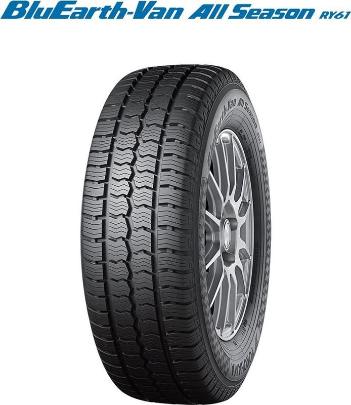 YOKOHAMA BluEarth-Van All Season RY61 delivery tire C 3PMSF M+S, labels: rolling resistance - C, wet grip - B, external noise - 73 dB (B)