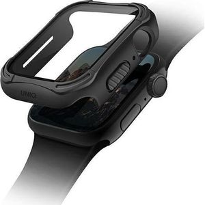 Uniq etui Torres Apple Watch Series 4/5/6/SE 40mm. zwart/midnight zwart