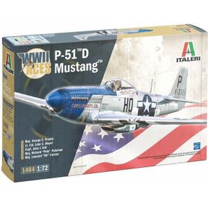 Italeri Plastic model P-51D Mustang Aces 1/72