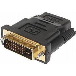 Adapter AV HDMI - DVI-D zwart (HDMI-DVI)