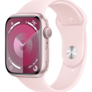 Apple Smartwatch Watch 9 45mm GPS roze Alu Sport S/M roze (MR9G3)