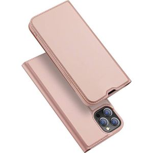 Dux Ducis Skin Pro holster etui hoes met klapką iPhone 13 Pro Max roze