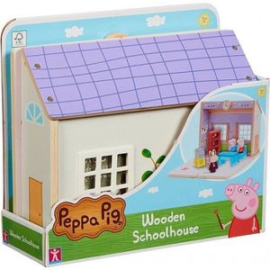 Tm Toys Figurines set Peppa Pig Wooden schoolhouse
