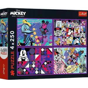 Trefl puzzel 4x250 elements Mickey Mouse