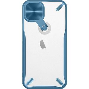Nillkin Cyclops Case wytrzymałe etui met osłoną na aparat en składaną podstawką iPhone 13 blauw