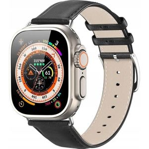 Dux Ducis band YS leer voor Apple Watch 38 / 40 / 41 mm zwart