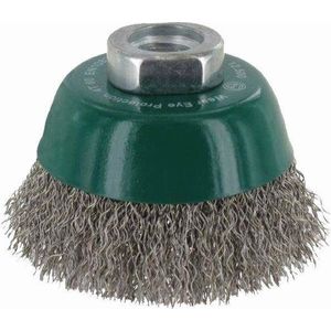 Abraboro borstel DOCZOŁOWA 60 MM/M14 - draad KARBOWANY 0,3 MM RVS AB90409052