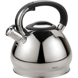 Kinghoff 1211 - Fluitketel - RVS - 3.4 liter