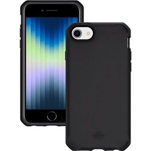 Mobilis SPECTRUM_R Case voor iPhone SE 3rd gen -iPhone SE 2nd gen - iPhone 8 - iPhone 7- Solid zwart Mat -