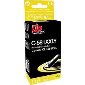 UPrint compatible ink / ink cartridge met CLI-581Y XXL, geel, 11.7ml, C-581XXLY, very high capacity, voor Canon PIXMA TR7550, TR8550, TS61