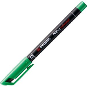 STABILO OHPen, permanent marker, fine 0.7 mm, groen, per stuk