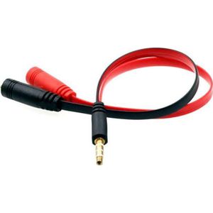 Mozos Cable Jack 3.5mm - Jack 3.5mm x2 0.2m rood (ASM-1)