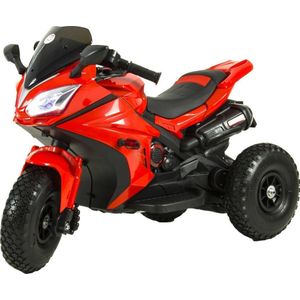 Szomik.pl Motor na accu luchtbanden leer MOTO-M-13-rood