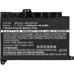 MICROBATTERY 40.81Wh HP Laptop batterij Li-Pol 7.7V 5300mAh