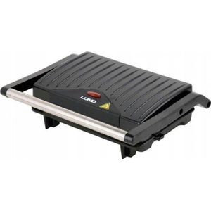 LUND Tosti apparaat/ Panini grill - 750W - Antiaanbaklaag (23 x 14,5 cm)