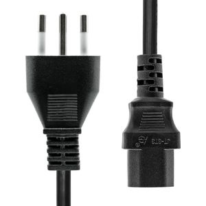 ProXtend Power cable Power Cord Italy to C13 5M zwart