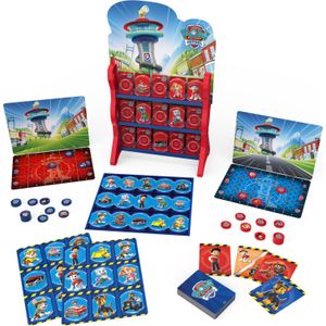 Spin Master Games PAW Patrol - Spellencentrum met dammen boter-kaas-en-eieren memo bingo Go Fish kaartspellen