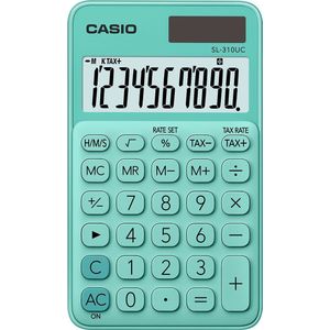 Casio SL-310UC-GN calculator Pocket Basisrekenmachine Groen