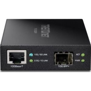 TRENDnet omvormer mediów TFC-10GSFP, 10GBASE-T na wereldłowód SFP+