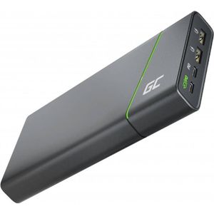 Green Cell Power Bank GC PowerPlay Ultra 26800mAh 128W 4-port voor laptop, MacBook, iPad, iPhone, Nintendo Switch en others