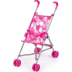 Bayer Design pop Buggy wit / roze - 30541AA