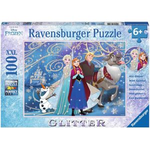 Disney Frozen Glinsterende Sneeuw Puzzel (100 XXL stukjes)