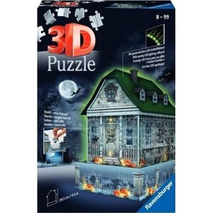 216-delige 3D Puzzel Spookhuis (Night Edition)