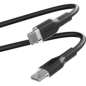 PURO Kabel USB USB-C - USB-C 1.5 m zwart (PUR669)