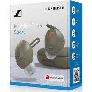 Sennheiser koptelefoon MOMENTUM Sport - koptelefoon draadloos TWS - olive