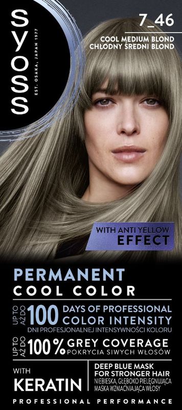 Syoss H .Farba 7-46 Cool Medium Blond