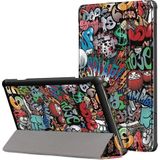 Strado tablet hoes Etui Smart Graficzne Case voor Lenovo Tab M10 HD 2nd Gen 10.1 (Graffiti) universeel