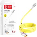 Denmen Kabel USB USB-A - USB-C 1 m geel (29365)