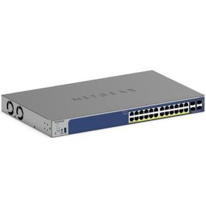 Netgear GS728TX L2/L3 10G Ethernet (100/1000/10000) Power over Ethernet (PoE) Zwart