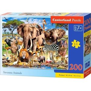 Castorland puzzel 200 Savanna dieren CASTOR