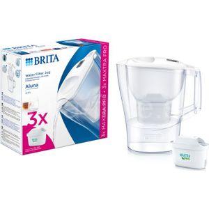 Brita 1052801 water filter Waterfilter voor op het aanrechtblad 2,4 l Wit
