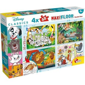Lisciani LISCIAN DISNEY TWO-STRON puzzel MAXI SUBLE 4X48 stukjes