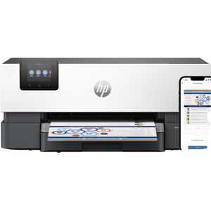 HP OfficeJet Pro 9110b printer, Kleur, Printer voor Thuis en thuiskantoor, Print, Draadloos, Dubbelzijdig printen, Printen vanaf telefoon of tablet, Touchscreen, USB-poort voorzijde