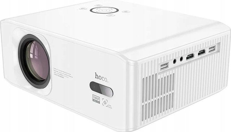 Hoco projector projector met systeem Android Wi-Fi Bluetooth 1080P DT3 wit