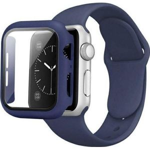 Beline band Apple Watch Silicone 38/40/41mm blauw colour + case
