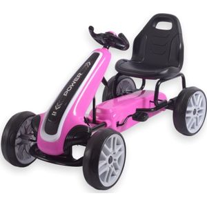 Milly Mally Gokart met pedalen Power roze